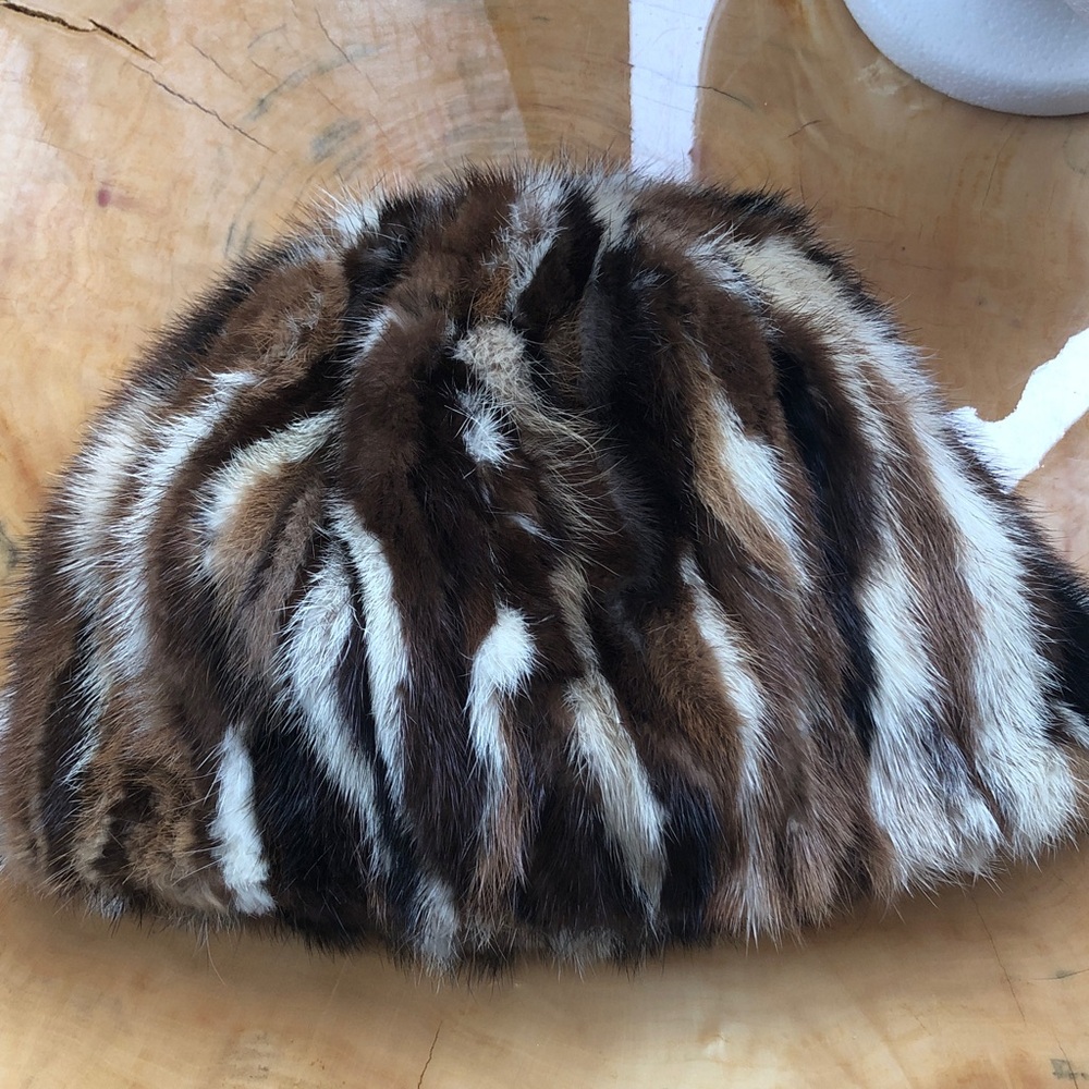 Genuine Fur Beanie hat